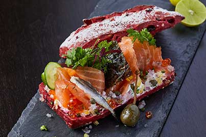 Norwegian Smoked Salmon Sandwich