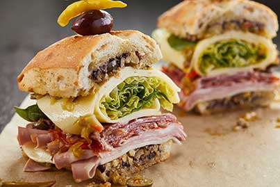 New Orleans Muffuletta Sandwich
